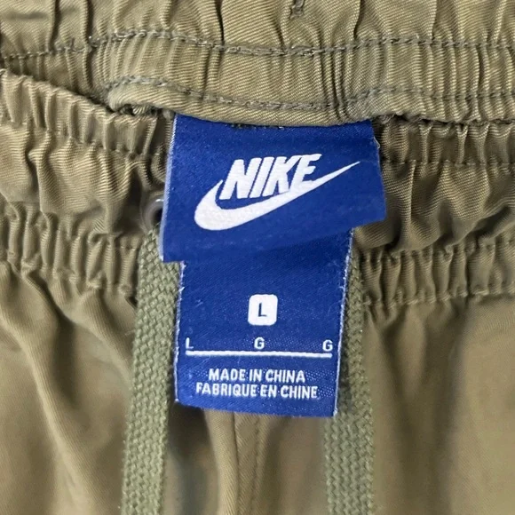 Nike Track Tapered Joggers Athletic Pant Olive Green Size Large - Picture 6 of 8